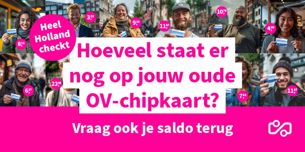 Hoeveel staat er nog op jouw oude OV-chipkaart?