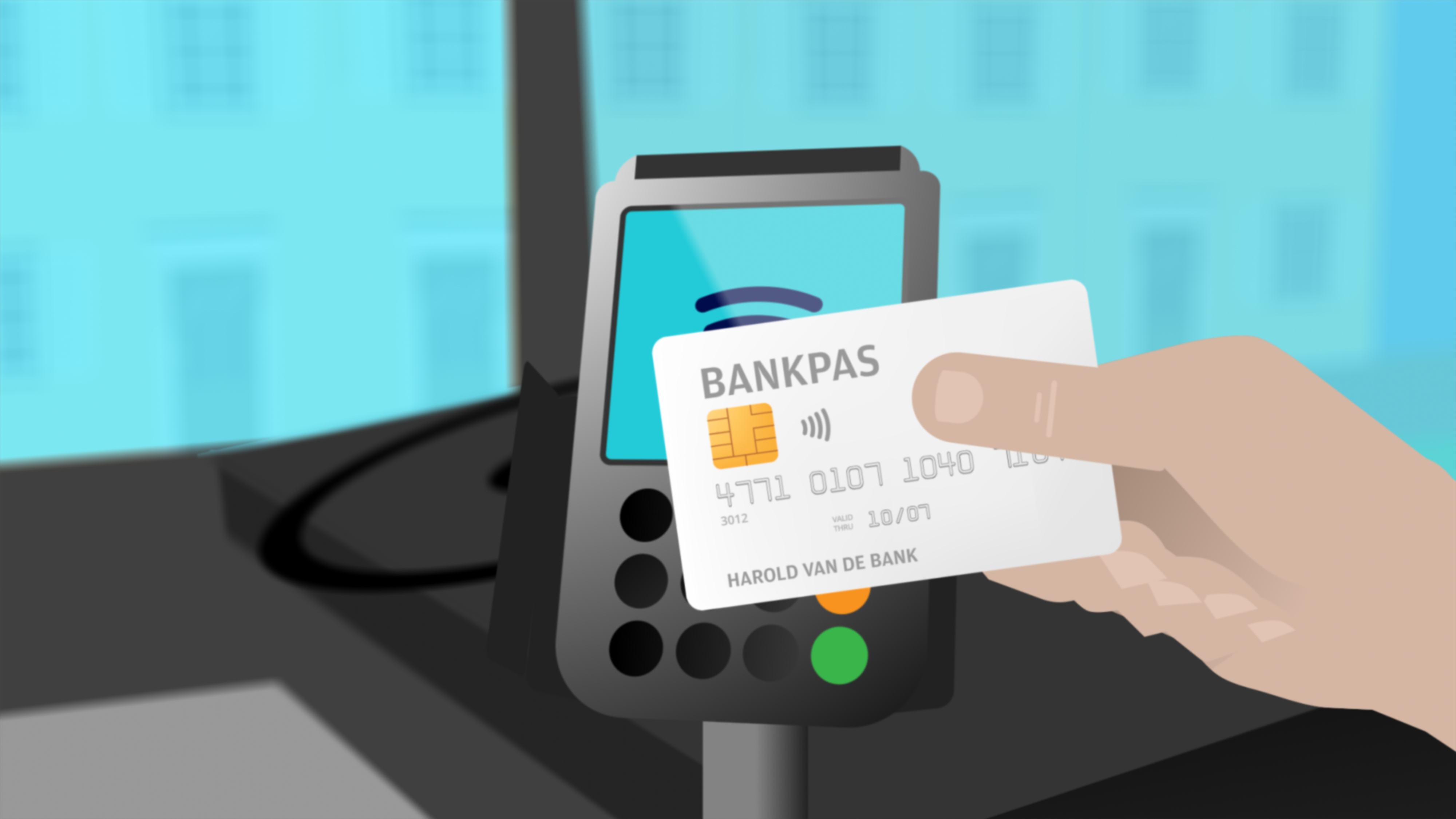  Reminder: vanaf 1 november geen contant geld meer op de bus. Wel pinnen!