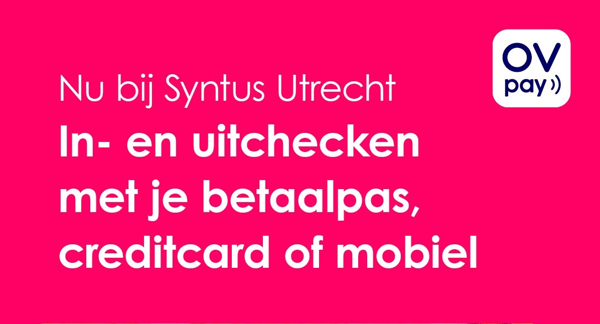 NIEUW: in- en uitchecken met je betaalpas