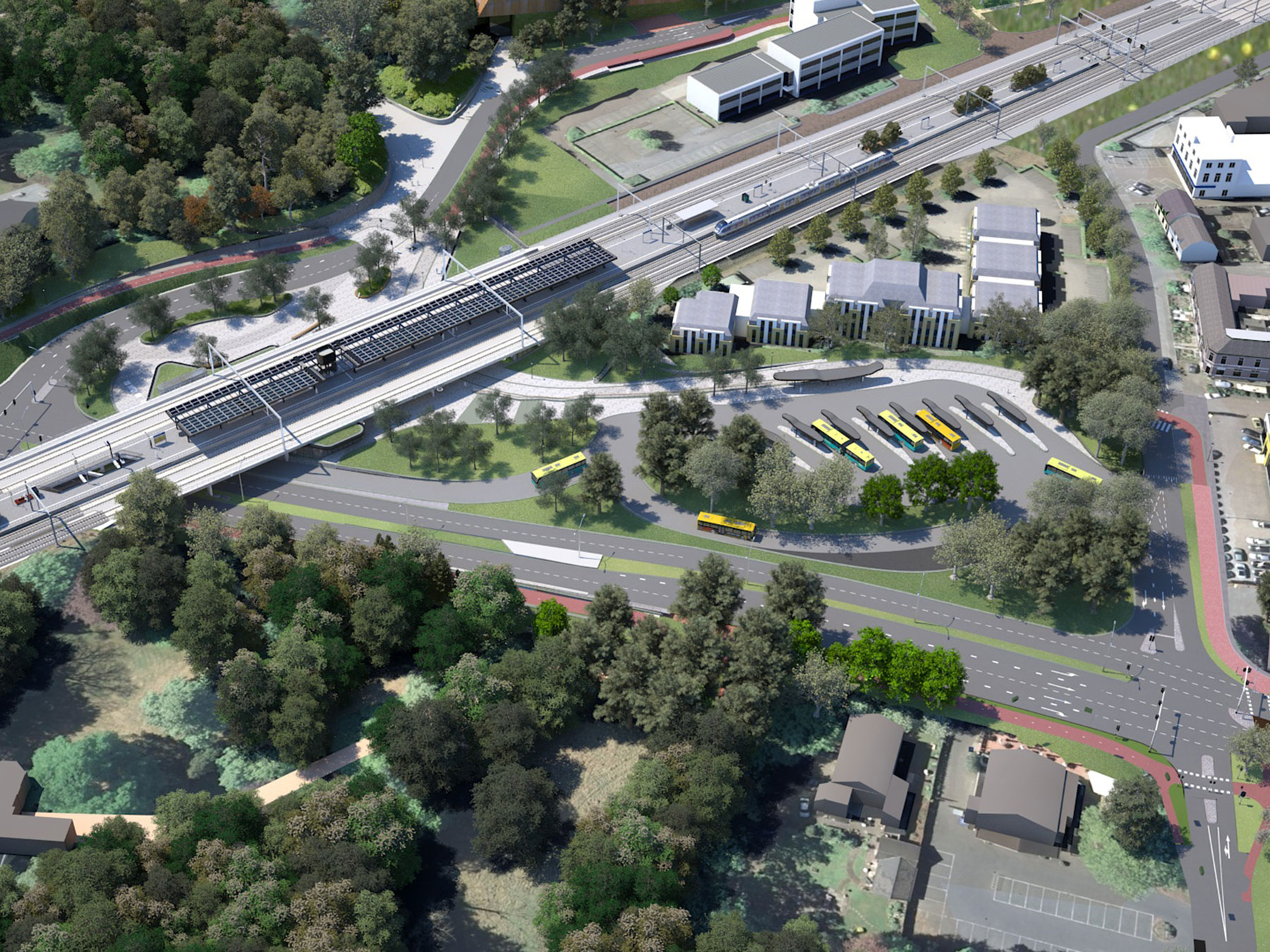 Werkzaamheden stationsgebied Driebergen-Zeist
