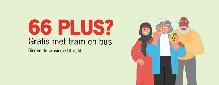 Gratis OV voor 66-plussers met een krappe beurs