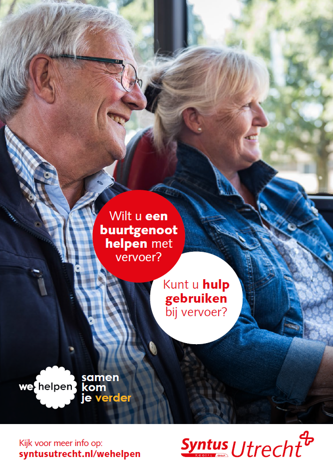 Syntus Utrecht en WeHelpen willen goede mobiliteit voor iedereen