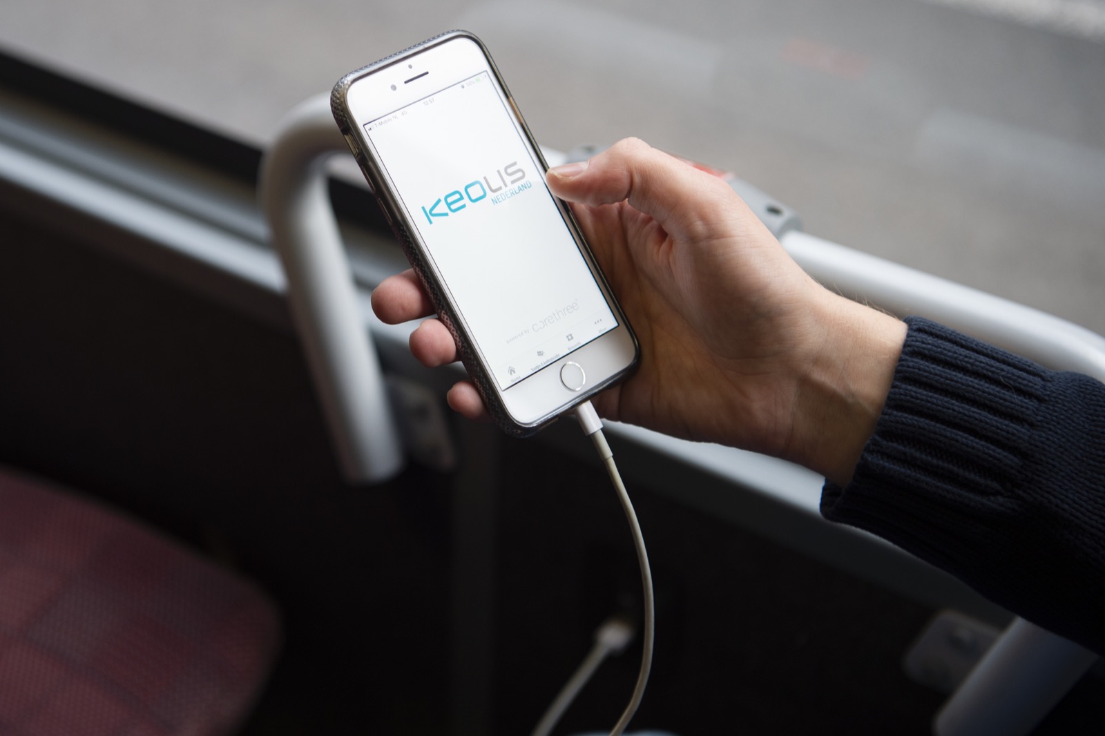 Direct reizen met de Keolis app