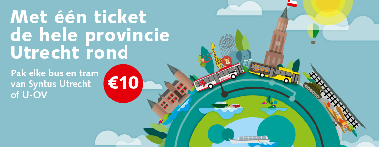 Met één ticket de hele provincie Utrecht rond