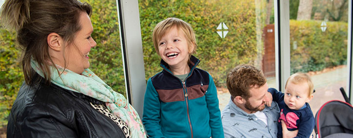 Kinderen reizen gratis mee met de bus